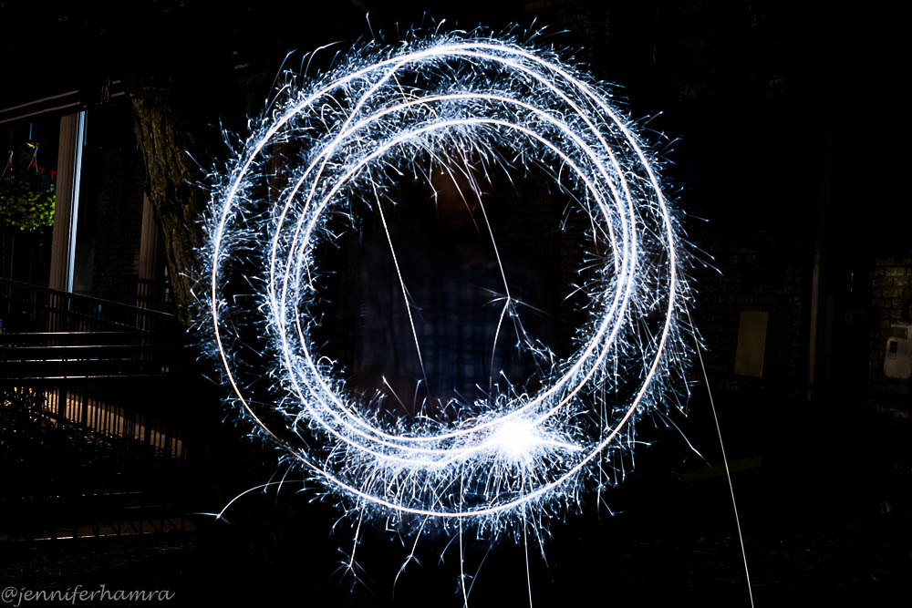 4th of July Craft Idea: Light Painting with Sparklers