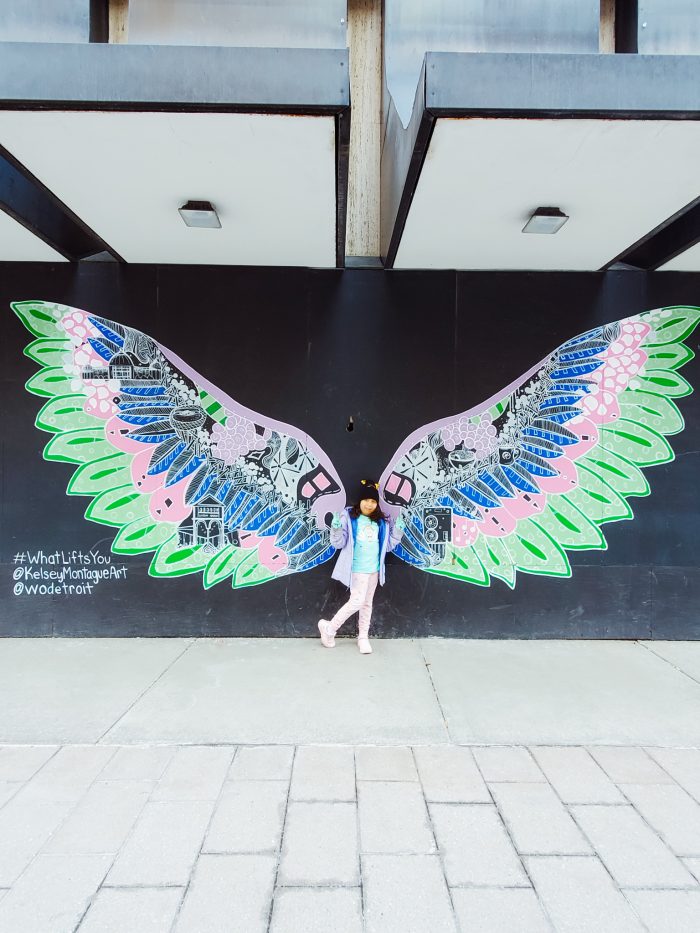 #WhatLiftsYou Kelsey Montague mural Detroit