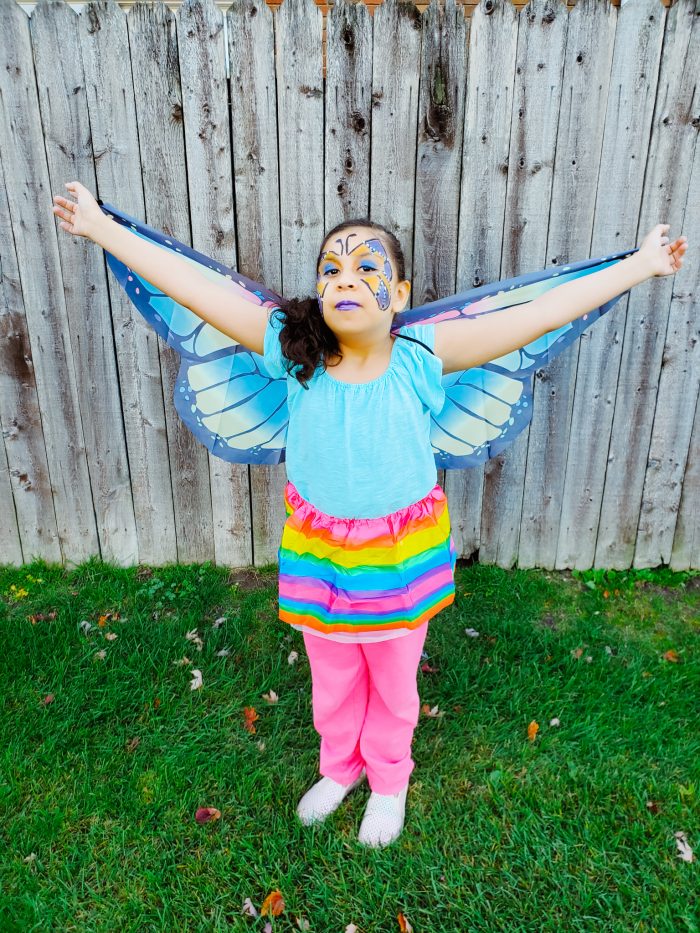 DIY Butterfly Halloween Costume Idea for Kids