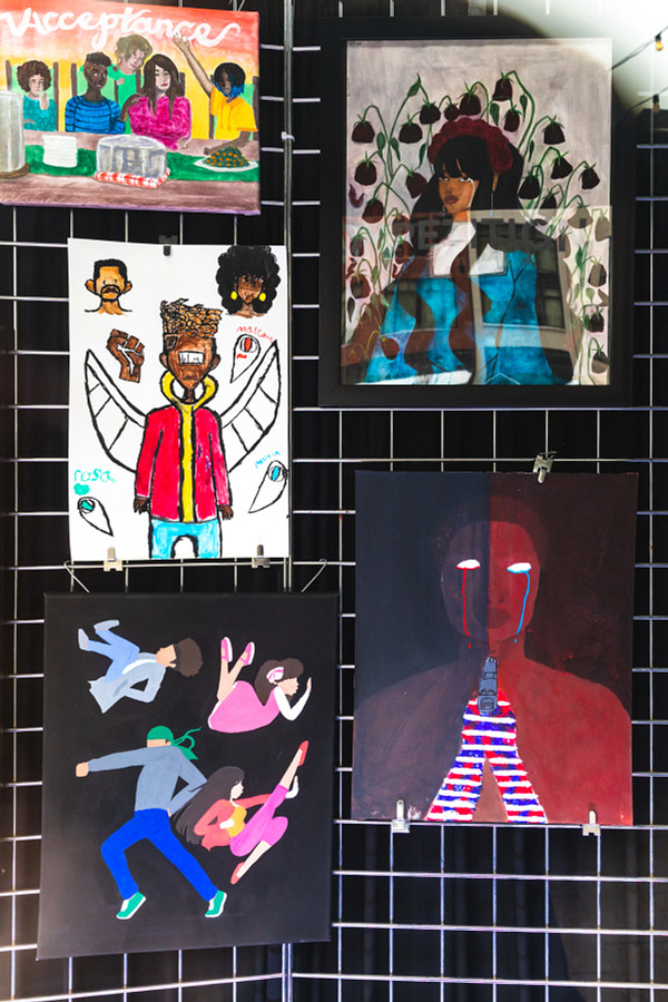 New Student Art Exhibit: Black Family Representation, Identity & Diversity located in Downtown Detroit on Woodward Avenue.