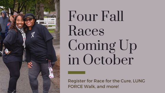 Four Fall Races Coming Up in October