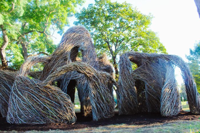 Photo of Stickwork at Eliza Howell Park in Detroit, Michigan