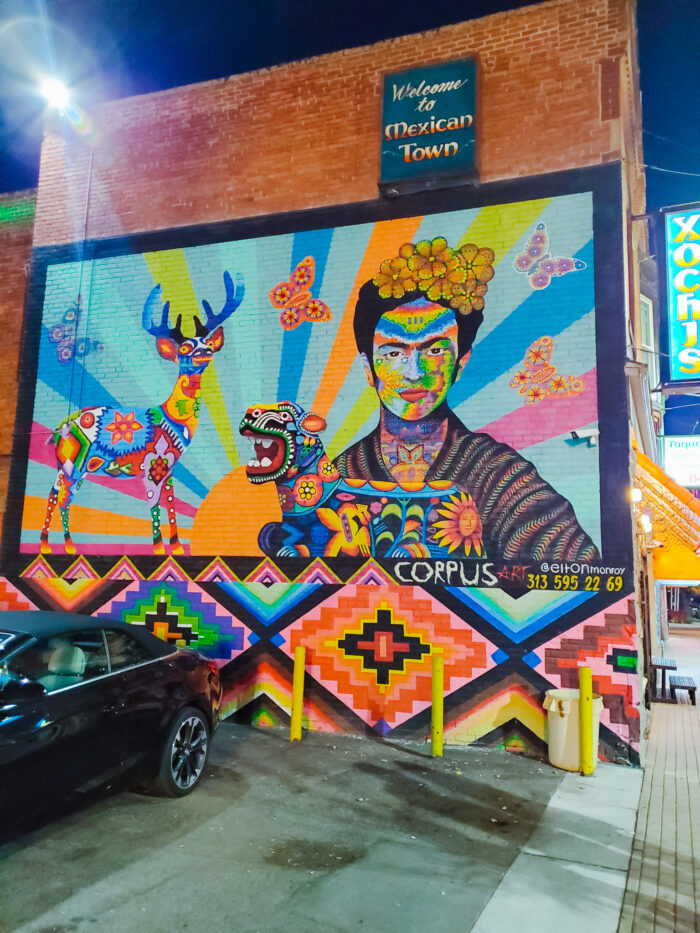 Mural by Elton Monroy (Mexicantown, Detroit)