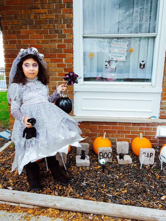 DIY Halloween Costume for Kids: The Corpse Bride