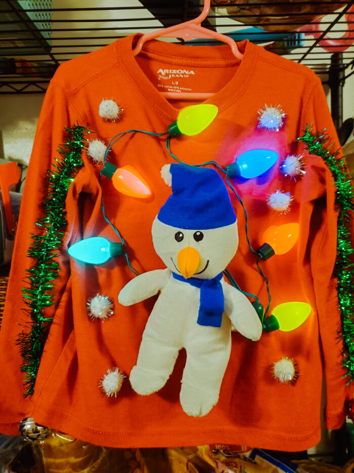 DIY Ugly Christmas Sweater craft idea