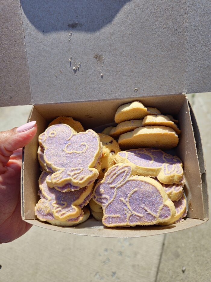 Easter cookies from New Palace Bakery in Hamtramck, Michigan