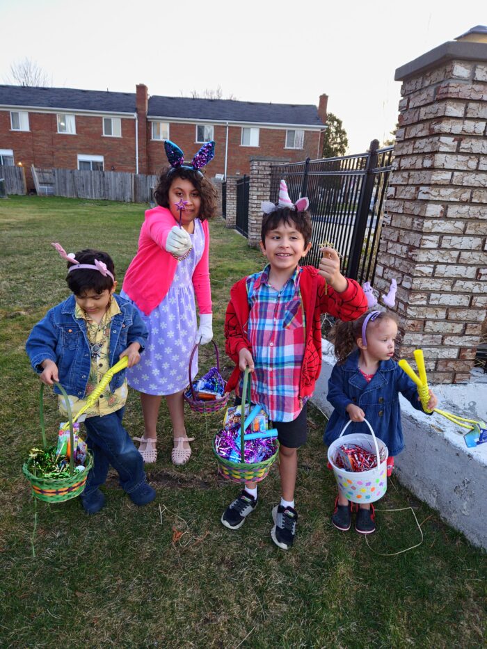 Easter Photo: last-minute Easter activity an Easter egg hunt