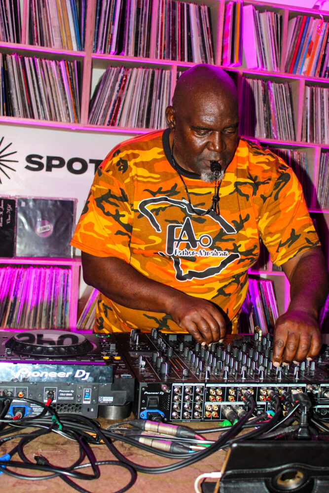 DJ Father Abraham at the Sheometry Music & Arts Festival in Detroit. 