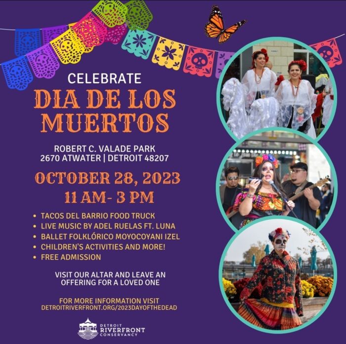 Celebrate Día de Los Muertos at the Detroit Riverfront